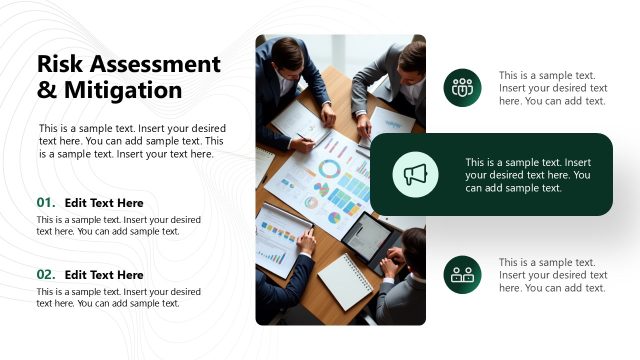 Risk Assessment & Mitigation Slide – Management Consulting Template Layout