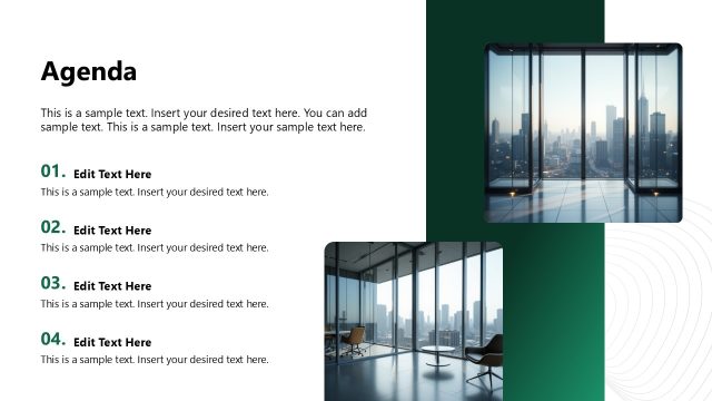 Agenda Slide for PowerPoint – Management Consulting PPT Template