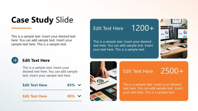 Case Study Presentation Slide – Digital Agency Portfolio Template