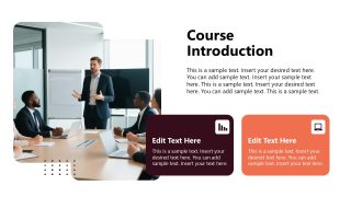 Customizable Corporate Training PPT Template