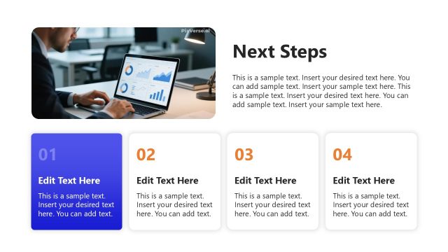 Next Steps Visualization Slide – Consulting Case Study Template