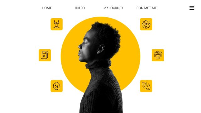 Self Introduction PPT Cover Slide