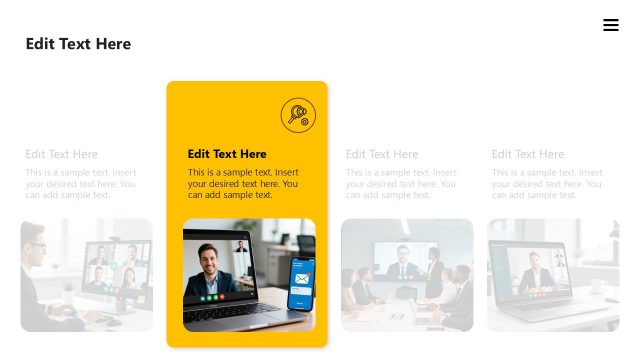 Self Introduction Slide with Spotlight Effect