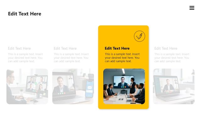 Creative Self Introduction Infographic Slide Template