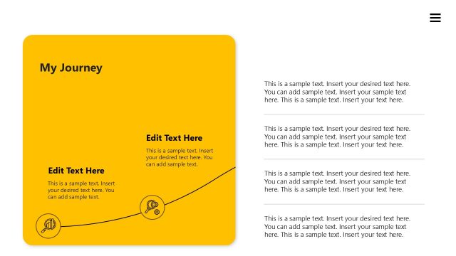 My Journey Slide – Self Introduction Template