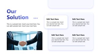 Light Blue Corporate Template Slide 