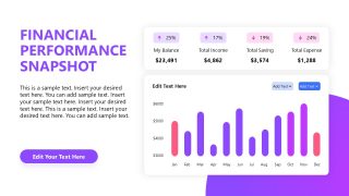 Annual Report PPT Design Slide for Performance Visualization 