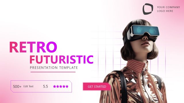 Retro-Futuristic PowerPoint Template