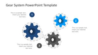 Slide of Three Gears in Loop Cycle Process