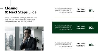 Corporate Vision PPT Slide Template 