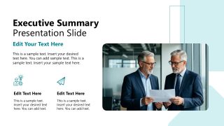 Customizable Modern Executive PPT Template