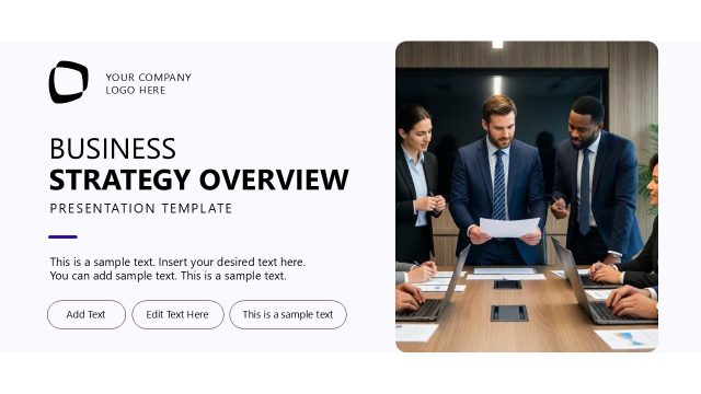 Business Strategy Overview PowerPoint Template