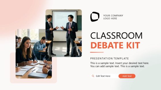 Editable Classroom Debate Kit PPT Template