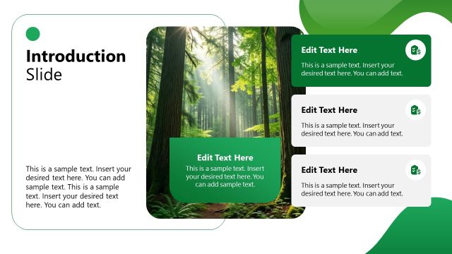Introduction Slide for PowerPoint – Environmental PPT Template