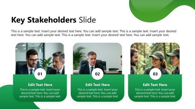 Key Stakeholders Presentation Slide – Environmental PPT Layout