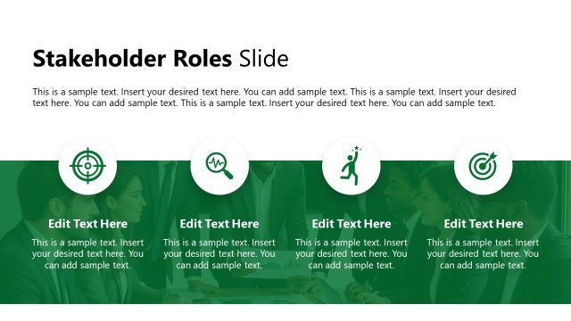 Stakeholder Roles Infographics Slide – Environmental Template