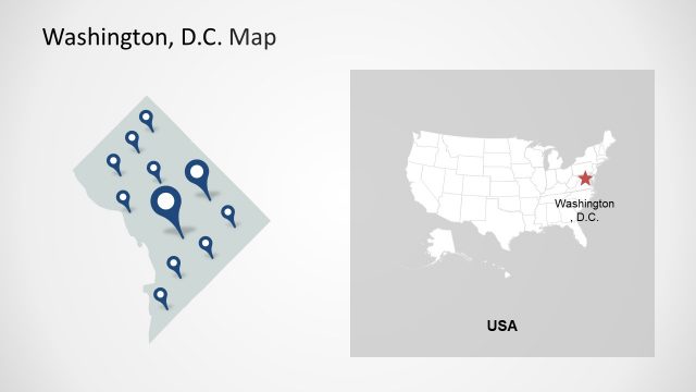 PowerPoint Map of Washington DC