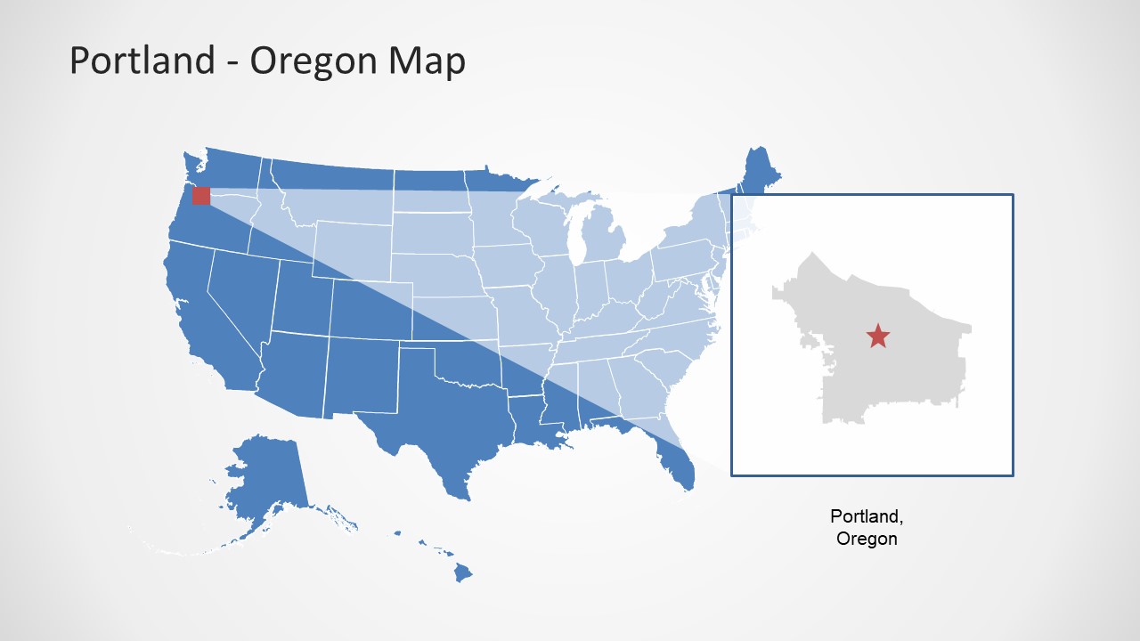 Oregon Highlight View Map Slide