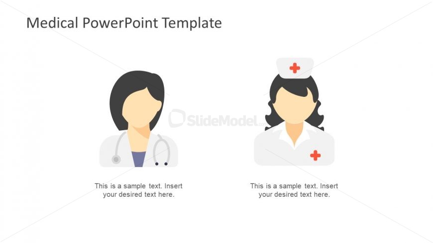 PowerPoint Shapes of Doctor and Nurse