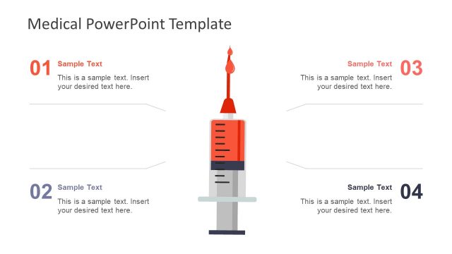 4 Segment Presentation Medical Slide