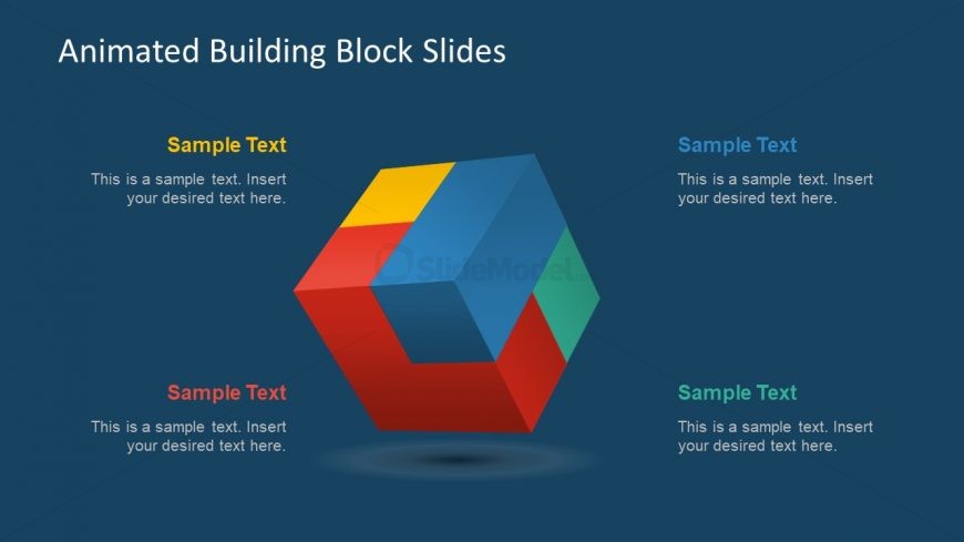 3D Cube PowerPoint Diagram