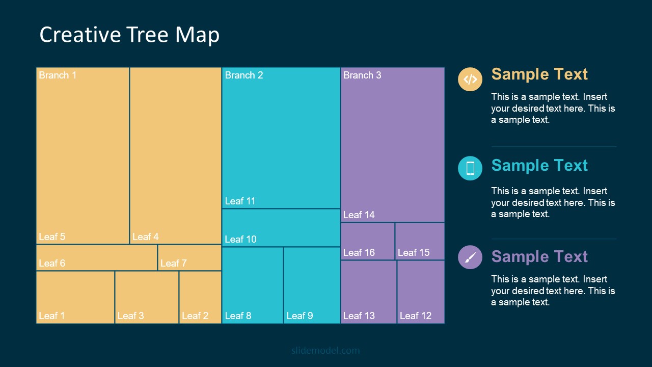 Canvas Shape Tree Diagram Template