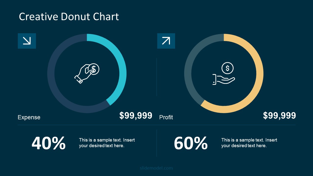 Doughnut Chart Slide Template