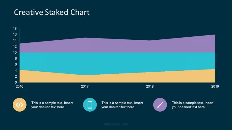 Stacked Chart Template 4 Factors - SlideModel