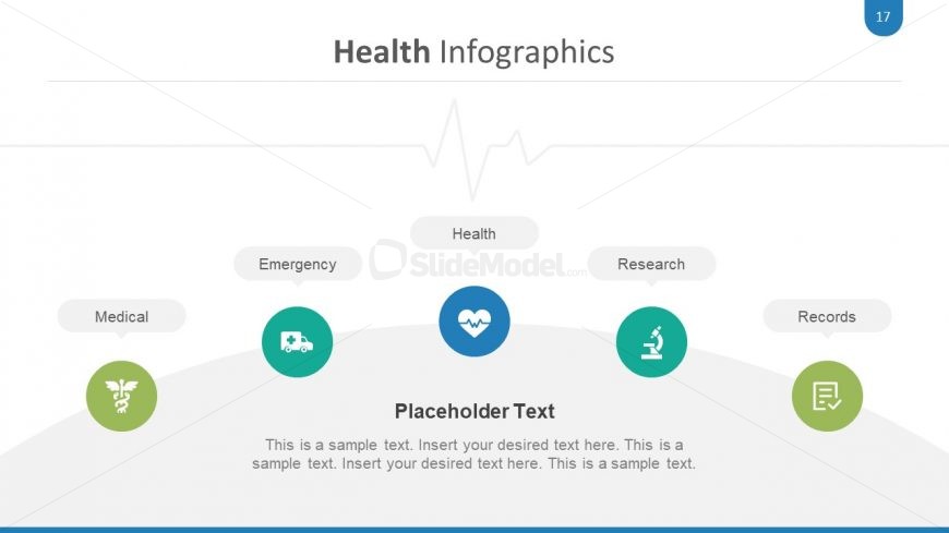 Infographics of Healthcare in Diagram