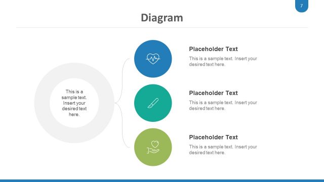 4 Step Diagram Healthcare Template