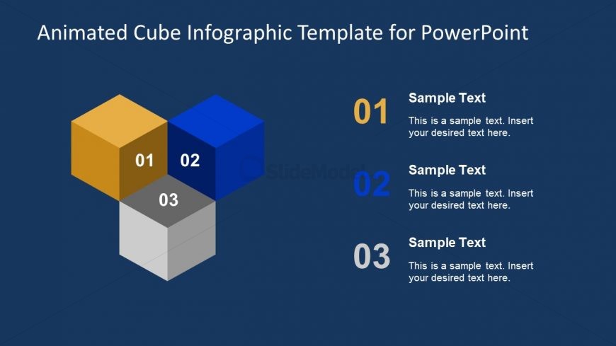 Template of Animated Cube Diagram