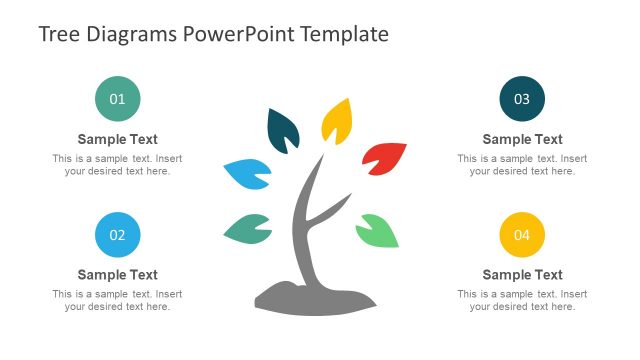 4 Step PowerPoint of Tree Diagram