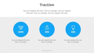 Traction Slide Design for Pitch Deck Presentations