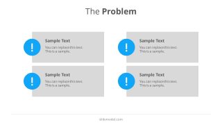 Problem Slide Design for Pitch Deck Presentations