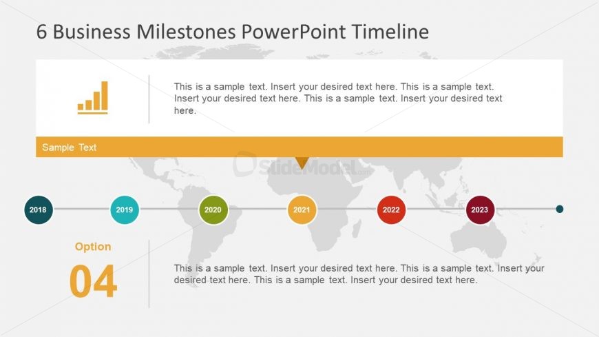 PowerPoint Graph Template Timeline