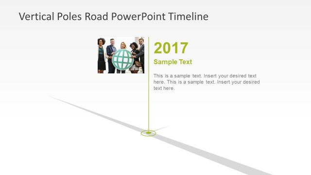 Vertical Timeline PowerPoint Segments