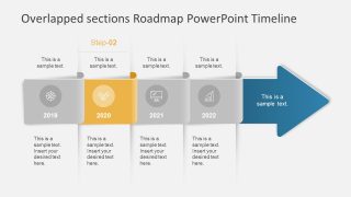 Arrow Concept PowerPoint Timeline