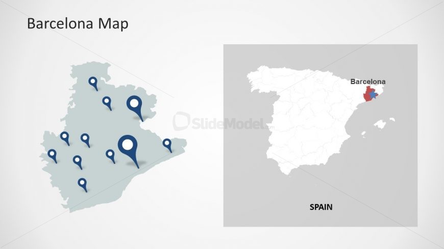 PPT Location Markers Map