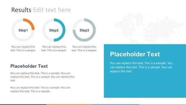 Slide of Doughnut Charts Layout