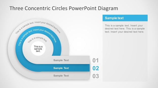 Second Layer Highlight Slide for Concentric Circles Diagram