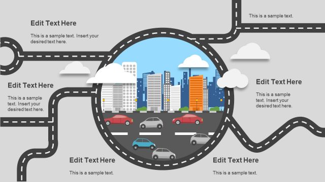 PowerPoint Roadmap Template Directions