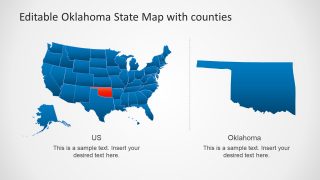 Silhouette States US Map PPT