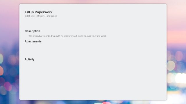 Layout of Storage Sharing Information
