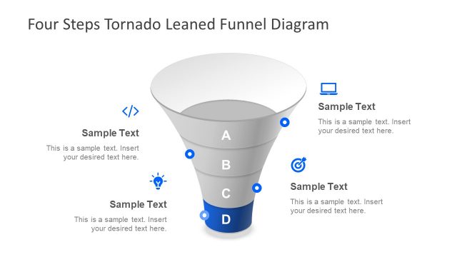 PowerPoint Funnel Template Tornado