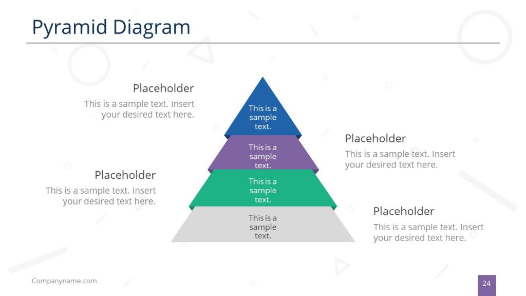 Pyramid Diagram Concept Design - SlideModel