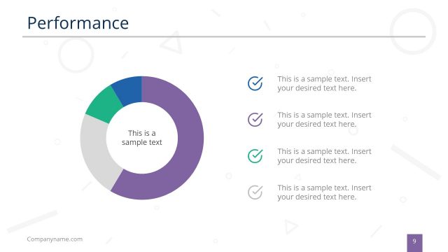 Performance Presentation Doughnut Chart