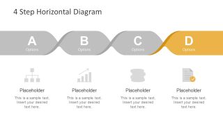 Paper Twist Design of Horizontal Diagram 