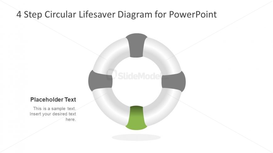 Editable PowerPoint Circular Lifebuoy