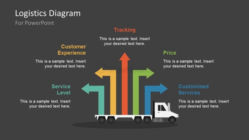 Cargo Truck Presentation Diagram 