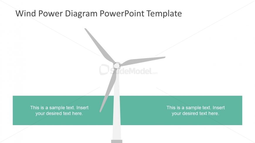 Template of Wind Turbine Clipart